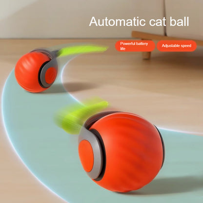 FluffyPets™ - Smart Rolling Cat Toy