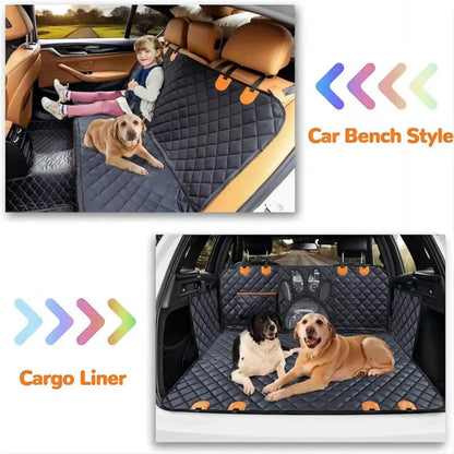 FluffyPets™ - Hard Bottom Dog Car Seat Protector