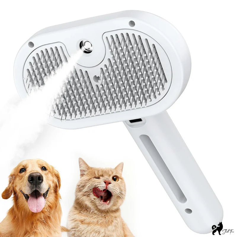 FluffyPets™ Bark & Brush 3-in-1 Pet Hair Mist Brush